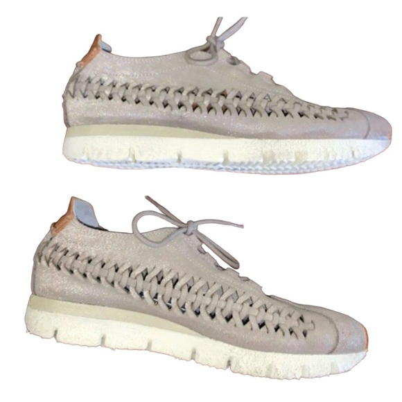 OTBT brand leather braid tennis shoes sneakers women’s size 7.5 - Picture 4 of 11